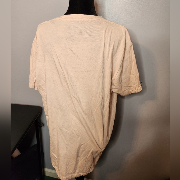Clickbait Size XL Juniors FanJoy.Co Light Pink And Dark Pink Short Sleeve Shirt - Picture 3 of 4